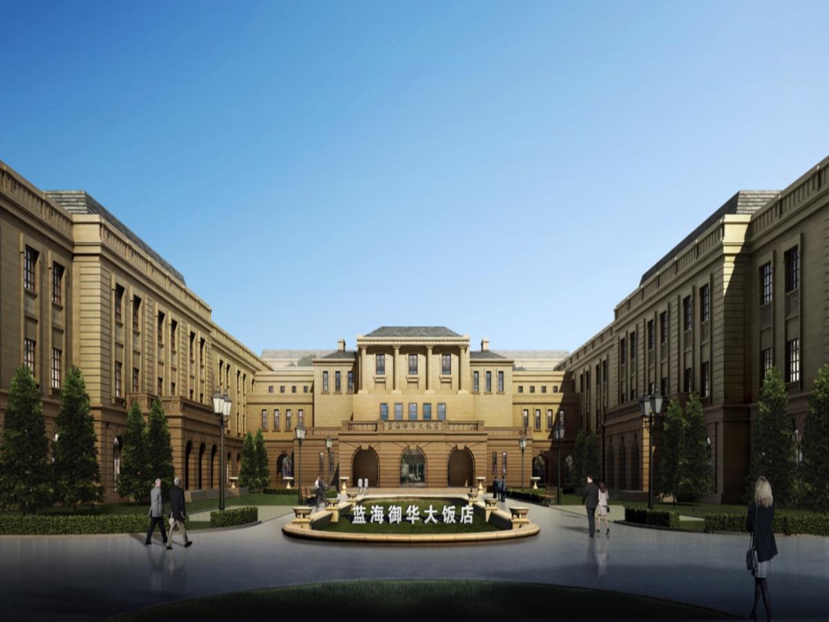 Luxury Blue Horizon Hotel Dongying Exterior photo